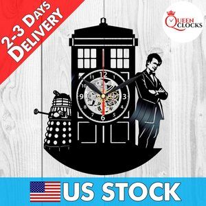 Doctor Who Wall Clock Vinyl Home Decor Gifts